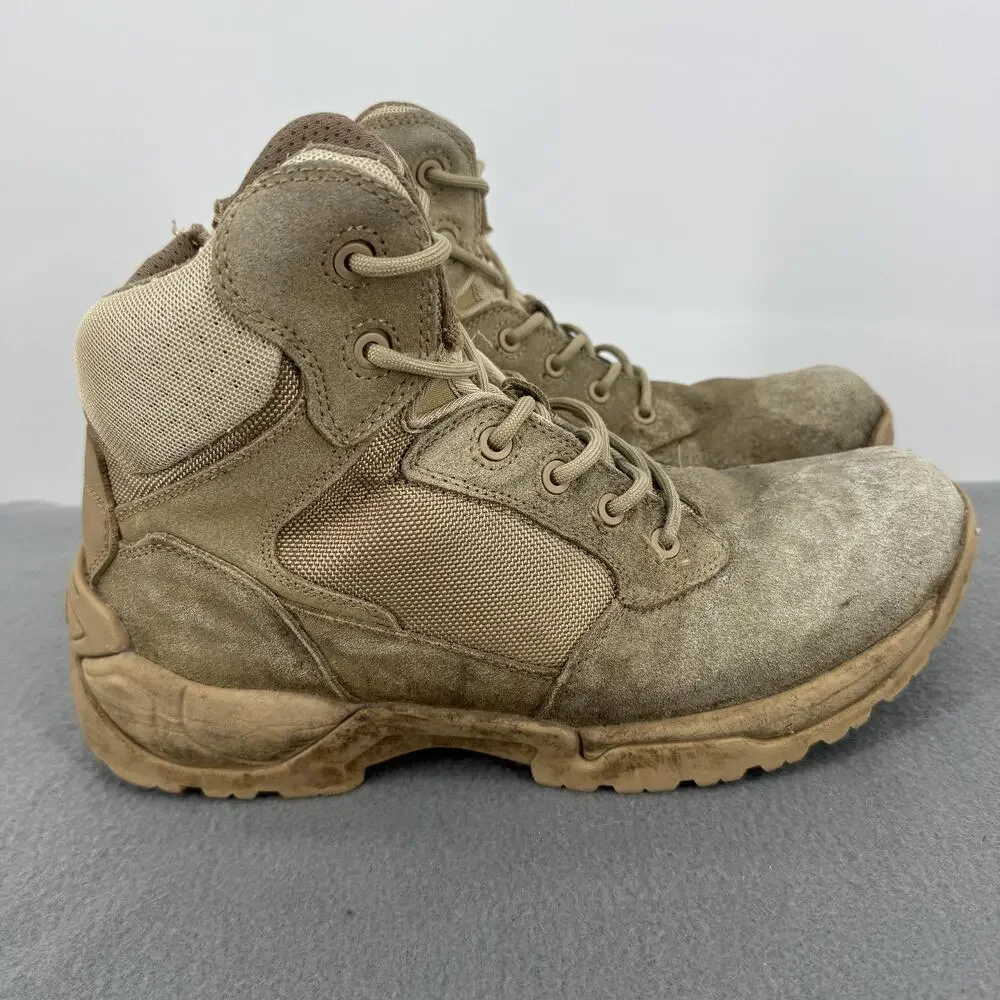 NORTIV 8 Mens 12 Tan Tactical Military Combat Work Hiking Boots A2BBVEEY